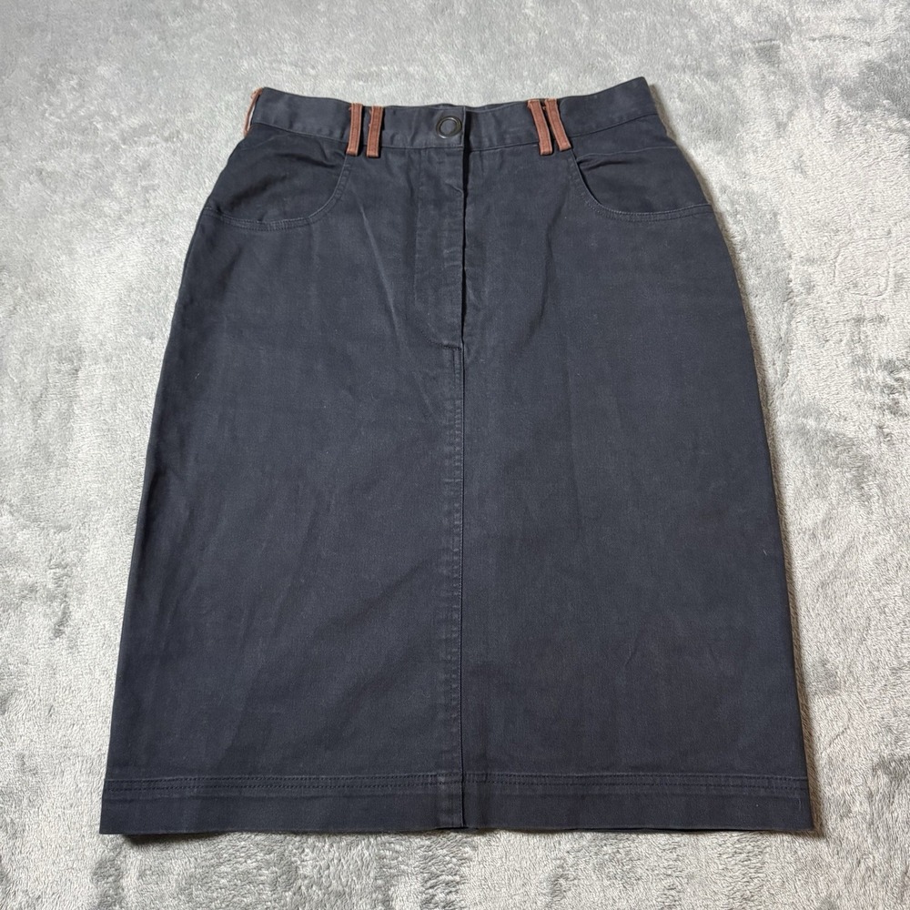 Vena Cava Brown Belt Loop Pencil Skirt Size 4 Preppy‎ Schoolgirl